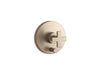 Kohler K-T73117-3 Composed Rite-Temp valve trim with push-button diverter and cross handle