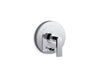 Kohler K-T73117-4 Composed Rite-Temp valve trim with push-button diverter and lever handle