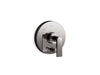 Kohler K-T73117-4 Composed Rite-Temp valve trim with push-button diverter and lever handle