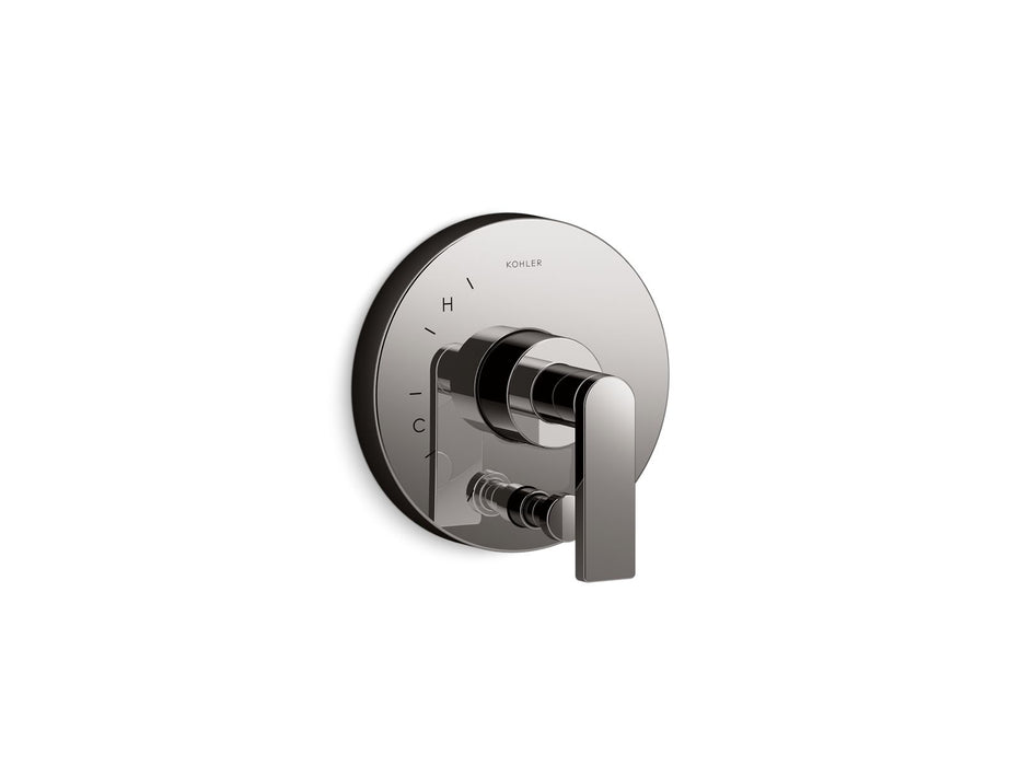 Kohler K-T73117-4 Composed Rite-Temp valve trim with push-button diverter and lever handle