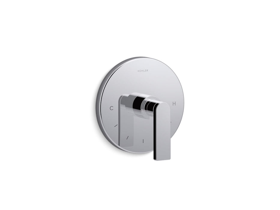KOHLER K-T73133-4 Composed MasterShower temperature control valve trim with lever handle