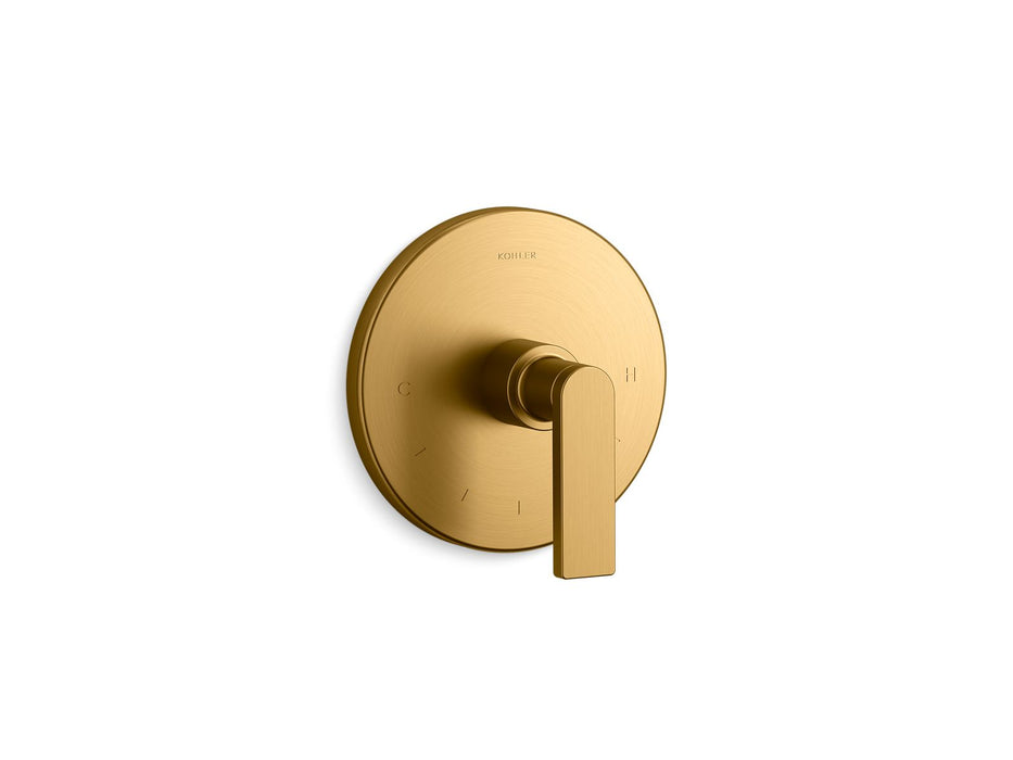 KOHLER K-T73133-4 Composed MasterShower temperature control valve trim with lever handle