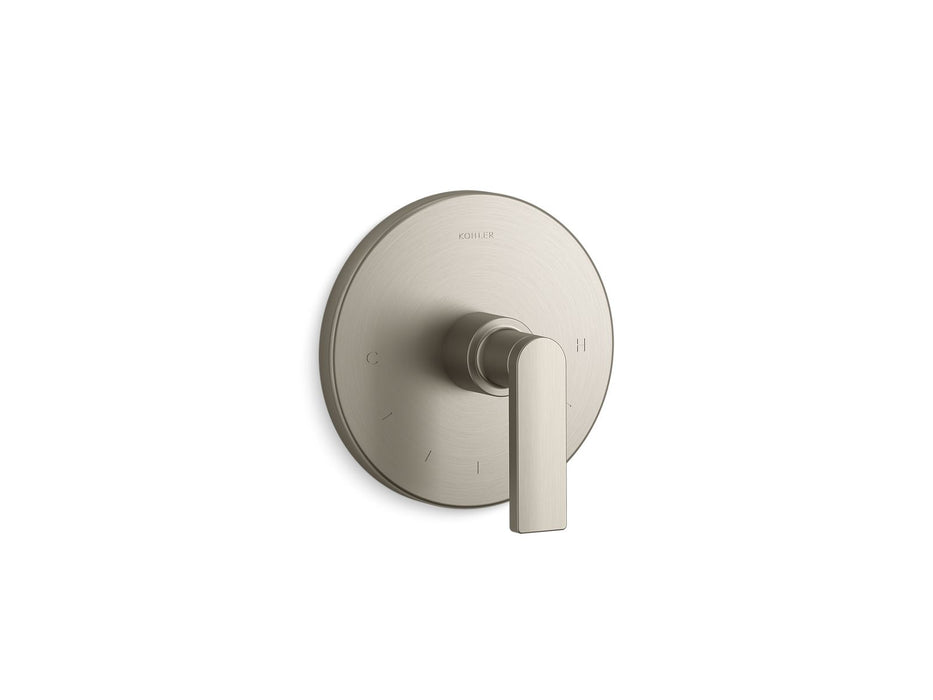 KOHLER K-T73133-4 Composed MasterShower temperature control valve trim with lever handle