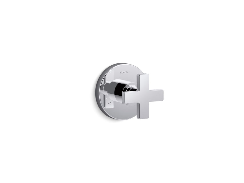 Kohler K-T73140-3 Composed MasterShower transfer valve trim with cross handle