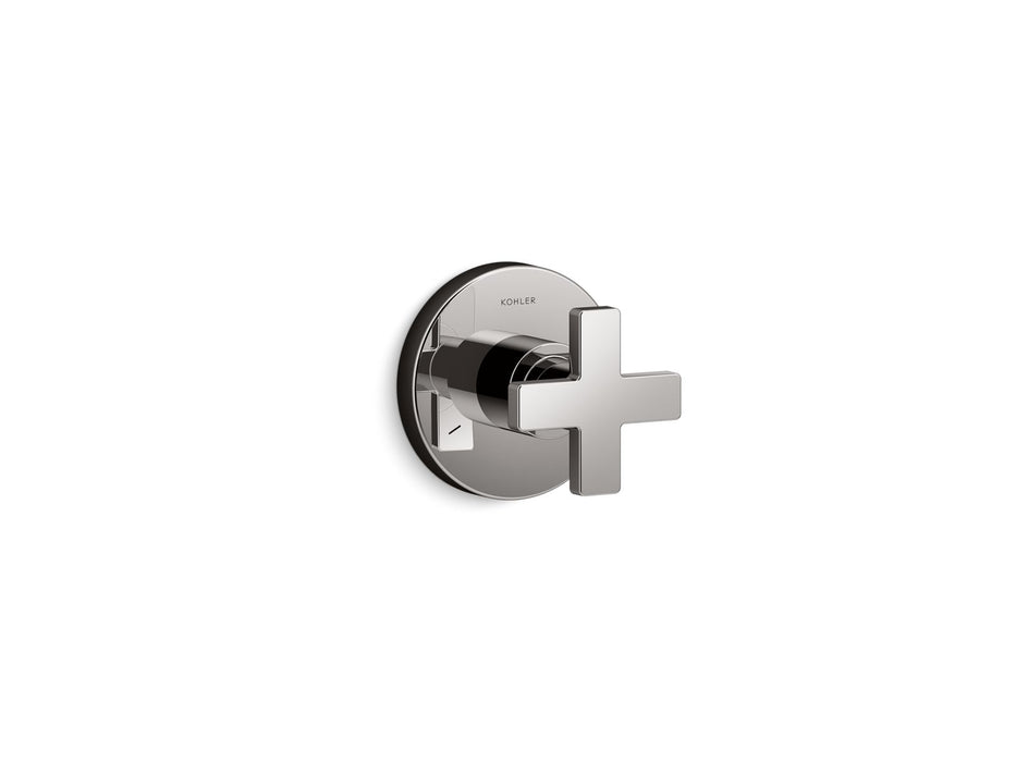 Kohler K-T73140-3 Composed MasterShower transfer valve trim with cross handle