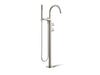 Kohler K-T77984-4 Components Floor-mount bath filler trim with lever handles and handshower