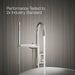 Kohler K-T77984-4 Components Floor-mount bath filler trim with lever handles and handshower