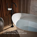 Kohler K-T77984-9 Components Floor-mount bath filler trim with industrial handles and handshower