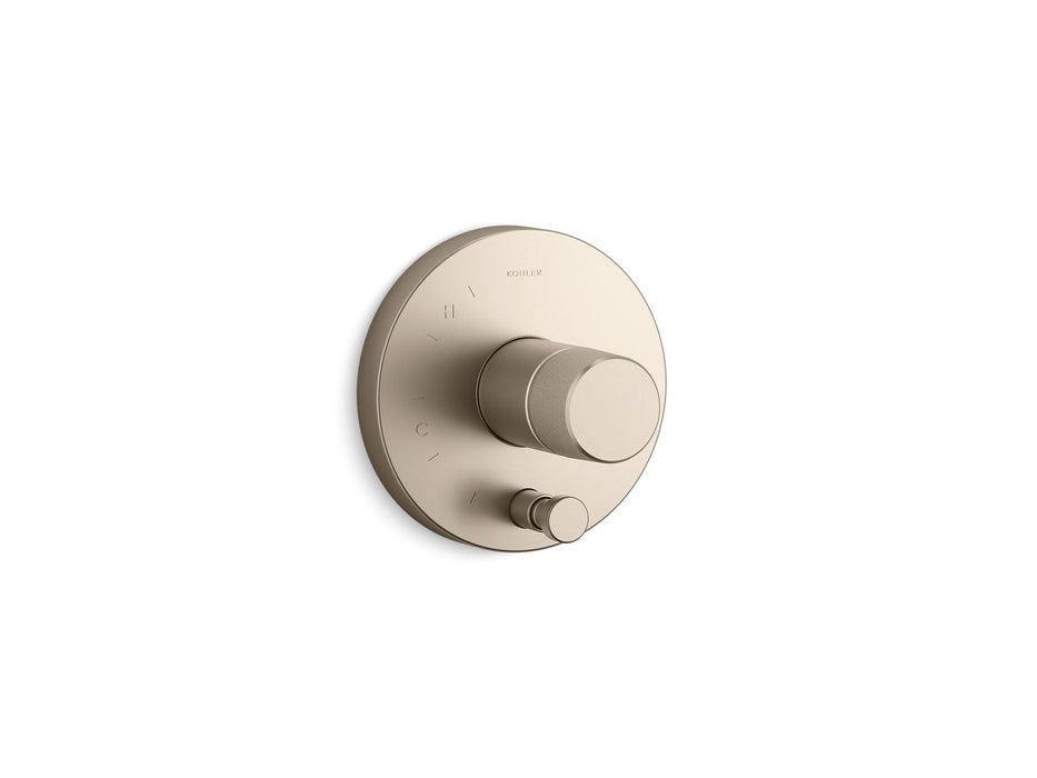 Kohler K-T78016-8 Components Rite-Temp valve trim with Oyl handle and diverter