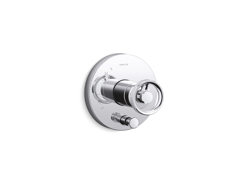 KOHLER KOHLER K-T78016-9 Components Rite-Temp valve trim with Industrial handle and diverter