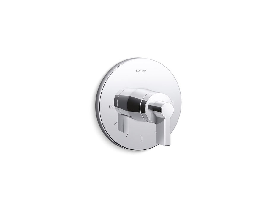 Kohler K-T78027-4 Components MasterShower temperature control valve trim with Lever handle