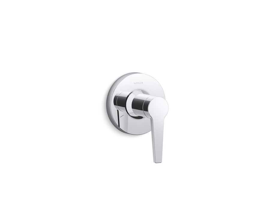 KOHLER K-T97091-4 Pitch MasterShower transfer valve trim with lever handle