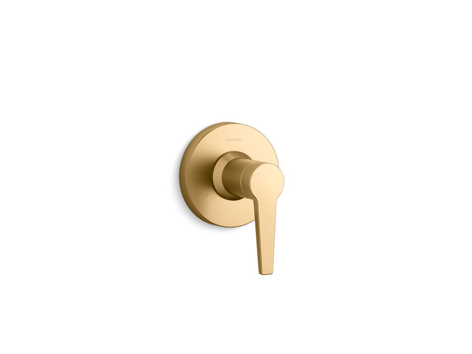 KOHLER K-T97091-4 Pitch MasterShower transfer valve trim with lever handle
