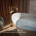 Kohler K-T97328-4 Purist Floor-mount bath filler trim with handshower