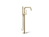 Kohler K-T97328-4 Purist Floor-mount bath filler trim with handshower