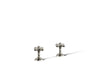 KOHLER K-T98071-3 Artifacts Deck-mount bath faucet handle trim with Cross design, vibrant polished nickel