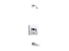 Kohler K-T99763-4L Honesty Rite-Temp bath and shower trim kit with push-button diverter, without showerhead