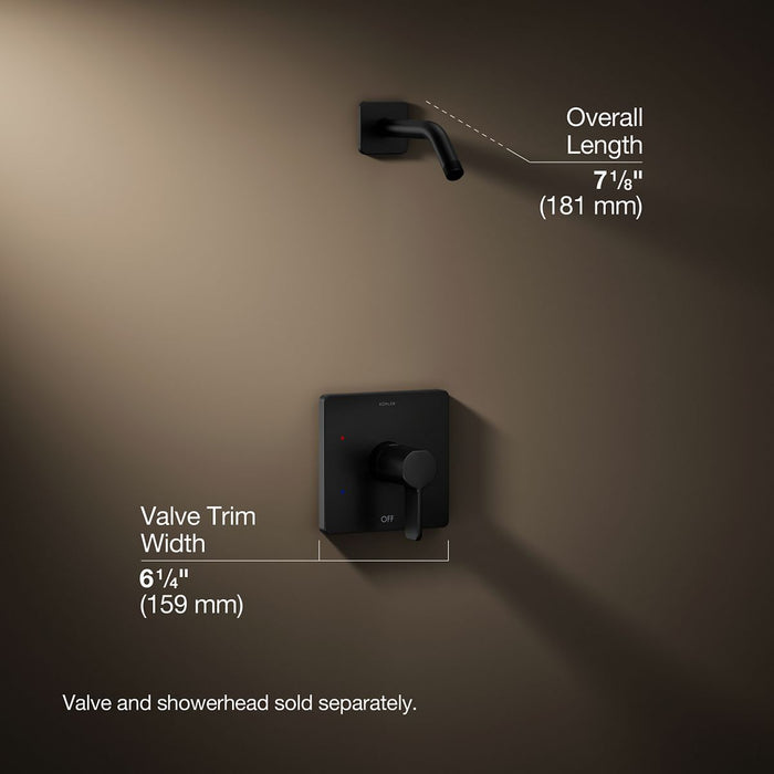 3/4 view of product with dimensions