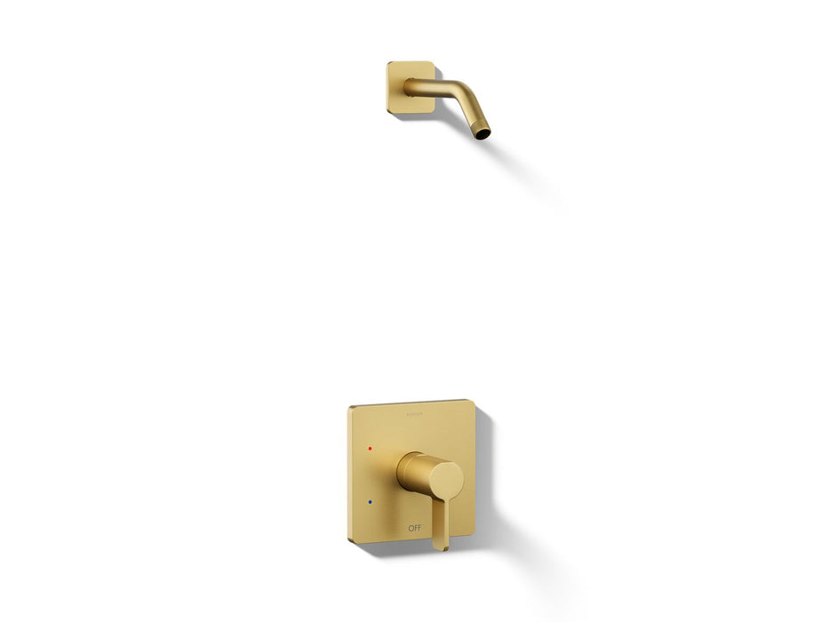 KOHLER K-TLS23503-4 Parallel Rite-Temp shower trim kit, without showerhead
