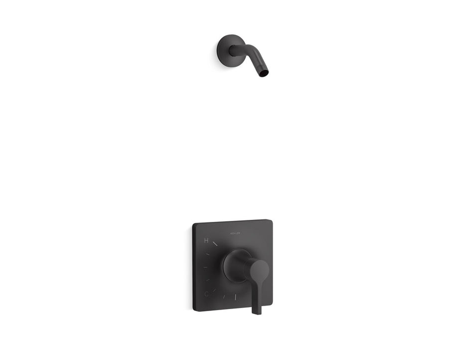 Kohler K-TLS28128-4 Venza Rite-Temp shower trim kit, without showerhead