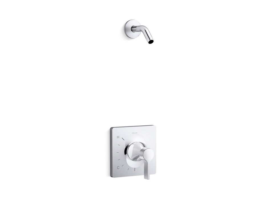 Kohler K-TLS28128-4 Venza Rite-Temp shower trim kit, without showerhead