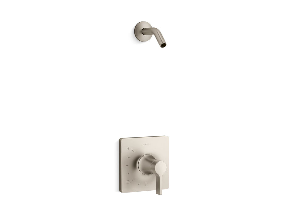 Kohler K-TLS28128-4 Venza Rite-Temp shower trim kit, without showerhead