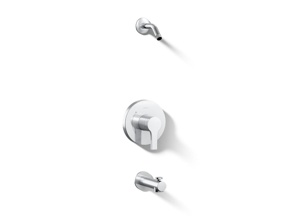 Kohler K-TLS35322-4 Elate Rite-Temp bath and shower trim kit, without showerhead