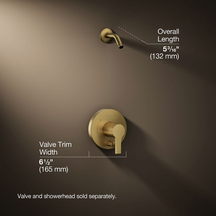 3/4 view of product with dimensions
