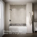 Kohler K-TLS35327-4 Elate Rite-Temp bath and shower trim kit with push-button diverter, without showerhead