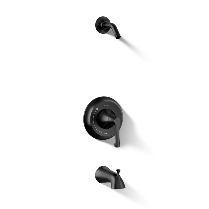 KOHLER K-TLS35937-4 Buckley Rite-Temp bath and shower trim kit, without showerhead