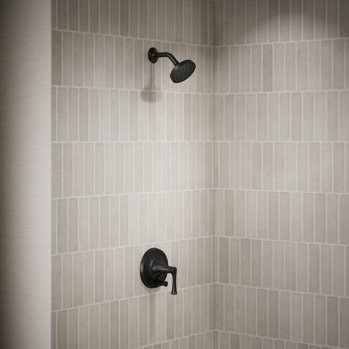 KOHLER K-TLS35943-4 Buckley Rite-Temp shower trim kit with push-button diverter, without showerhead