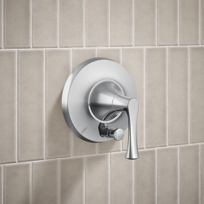 KOHLER K-TLS35943-4 Buckley Rite-Temp shower trim kit with push-button diverter, without showerhead