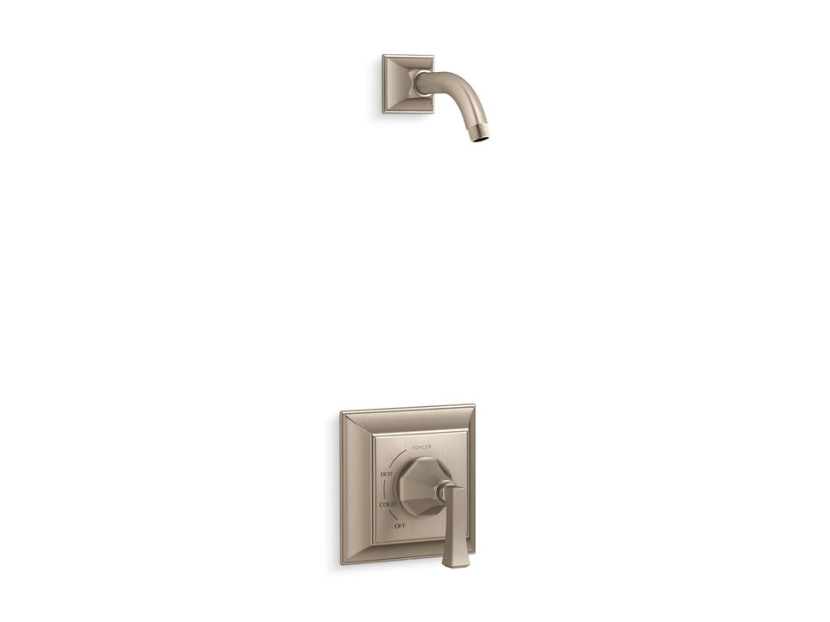 Kohler K-TLS462-4V Memoirs Rite-Temp shower trim kit, without showerhead