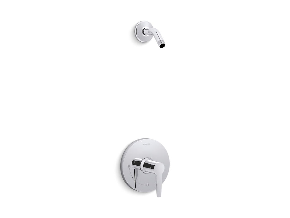 Kohler K-TLS97077-4 Pitch Rite-Temp shower trim kit, without showerhead
