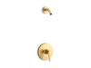 Kohler K-TLS97077-4 Pitch Rite-Temp shower trim kit, without showerhead