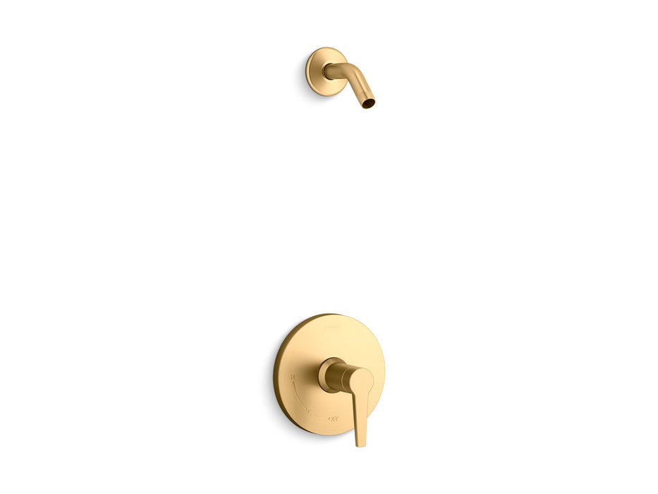 Kohler K-TLS97077-4 Pitch Rite-Temp shower trim kit, without showerhead