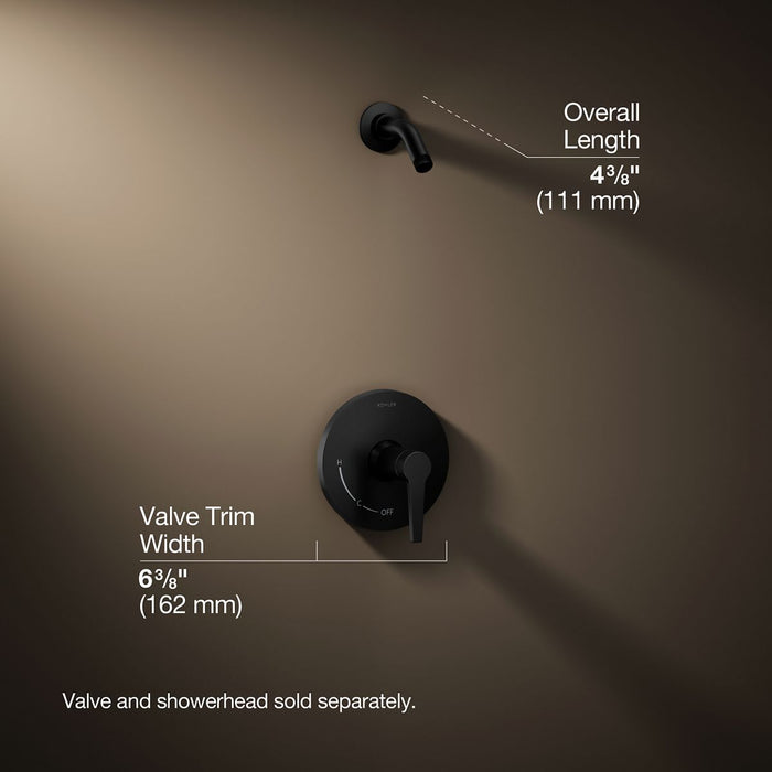 3/4 view of product with dimensions
