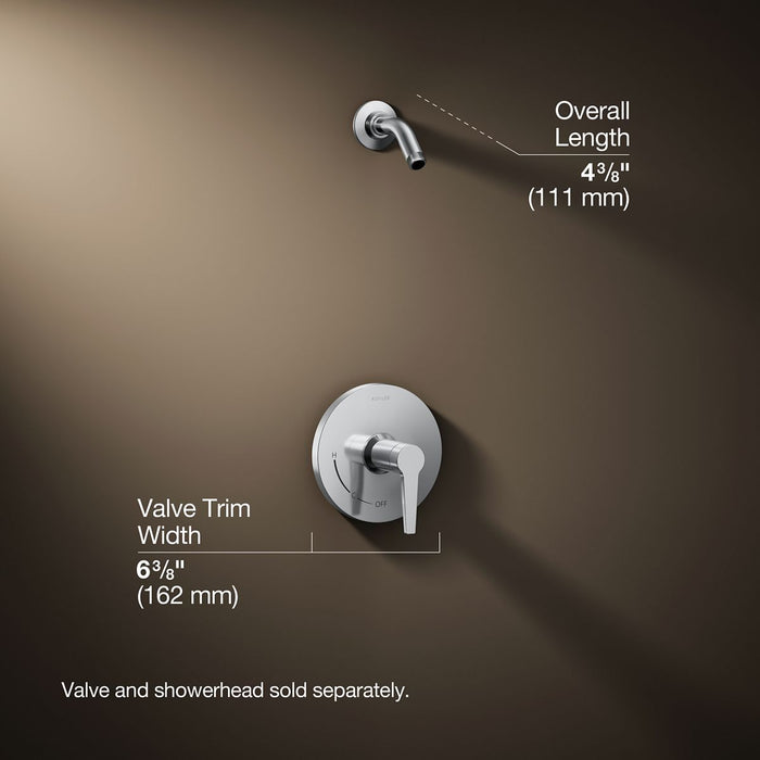 3/4 view of product with dimensions