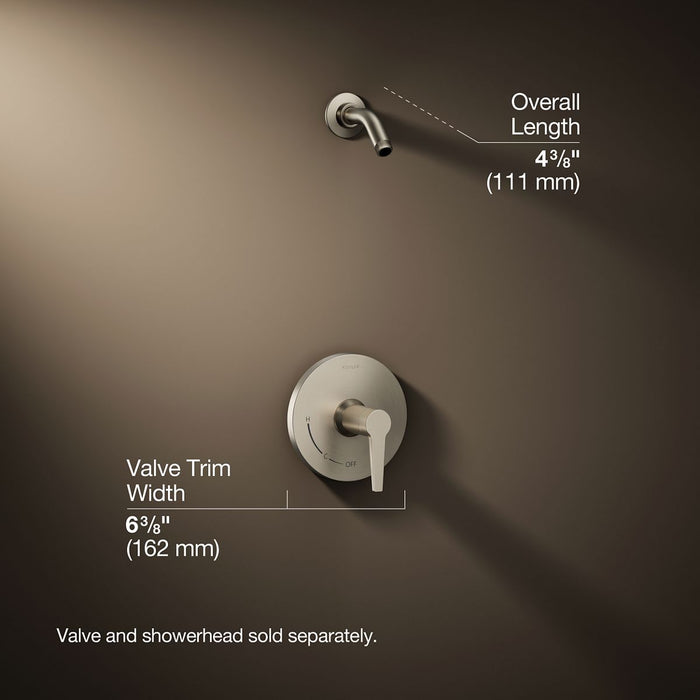 3/4 view of product with dimensions