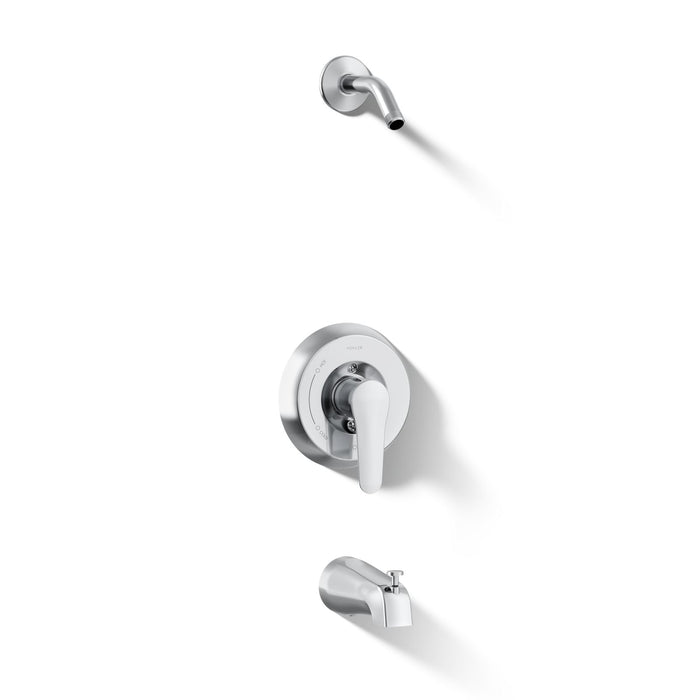 KOHLER K-TLS98007-4 July Rite-Temp bath and shower trim kit, without showerhead