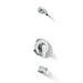 KOHLER K-TLS98007-4 July Rite-Temp bath and shower trim kit, without showerhead