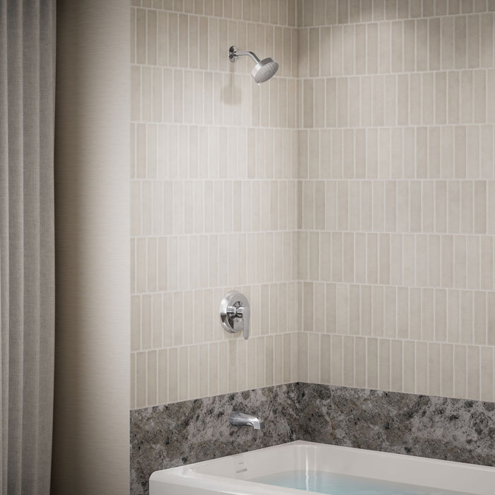 KOHLER K-TLS98007-4 July Rite-Temp bath and shower trim kit, without showerhead