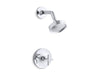 Kohler K-TS14422-3 Purist Rite-Temp shower trim kit with cross handle, 2.5 gpm