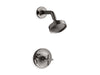 Kohler K-TS14422-3 Purist Rite-Temp shower trim kit with cross handle, 2.5 gpm