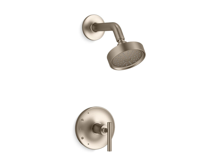 Kohler K-TS14422-4G Purist Rite-Temp shower trim kit with lever handle, 1.75 gpm