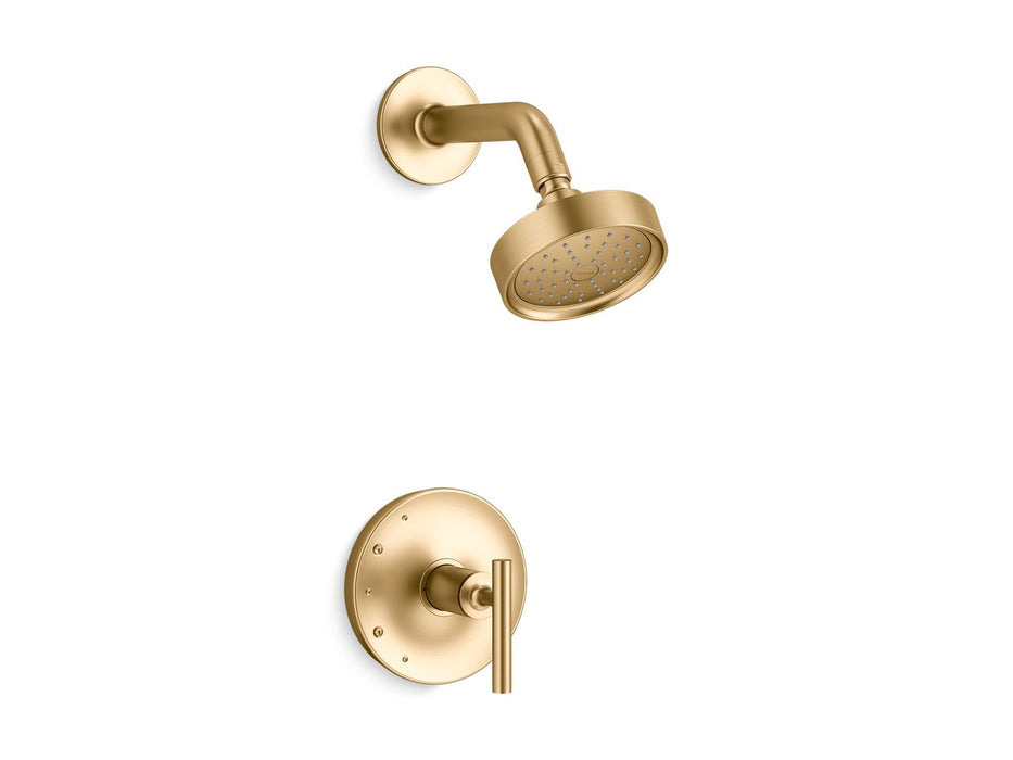 Kohler K-TS14422-4G Purist Rite-Temp shower trim kit with lever handle, 1.75 gpm