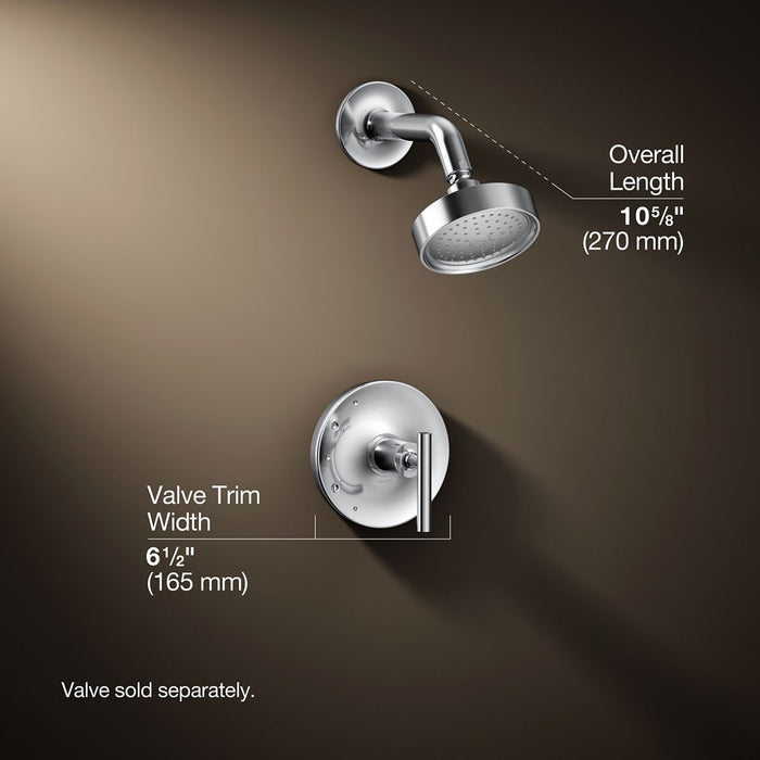 3/4 view of product with dimensions