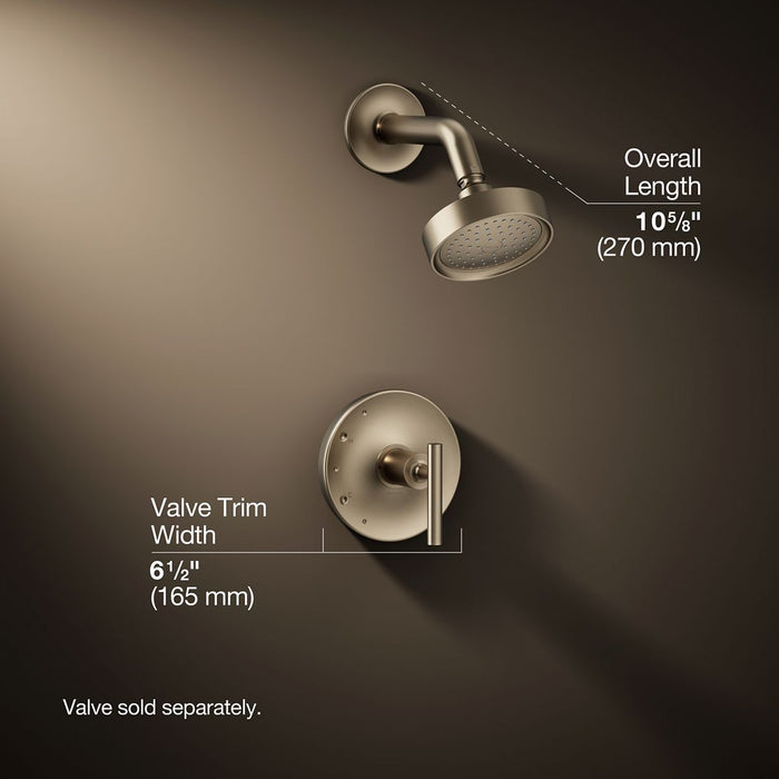 3/4 view of product with dimensions