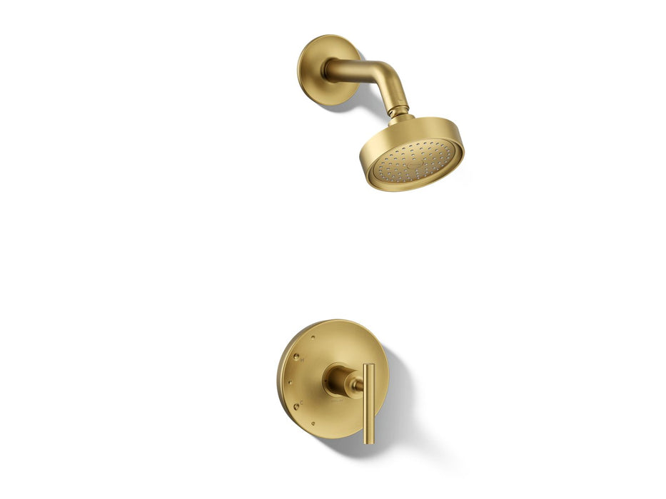 KOHLER K-TS14422-4 Purist Rite-Temp shower trim kit with lever handle, 2.5 gpm