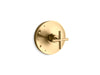 Kohler K-TS14423-3 Purist Rite-Temp valve trim with cross handle